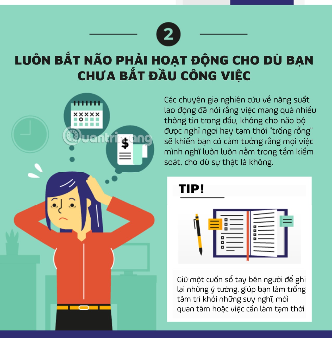 [Infographic] 9 bad habits in the first 10 minutes of the working day Picture 3